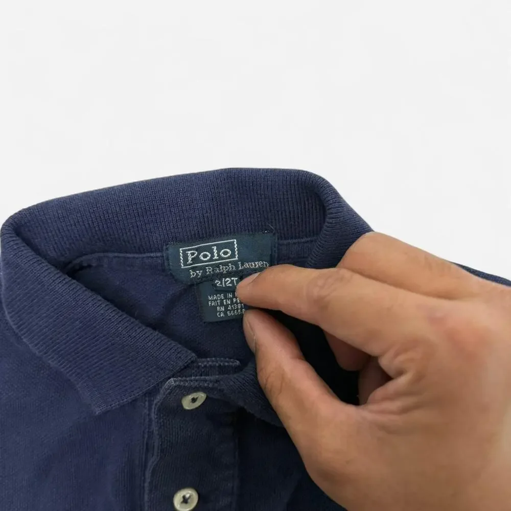 Polo Ralph Lauren Navy Short Sleeve Polo Shirt Toddler 2T